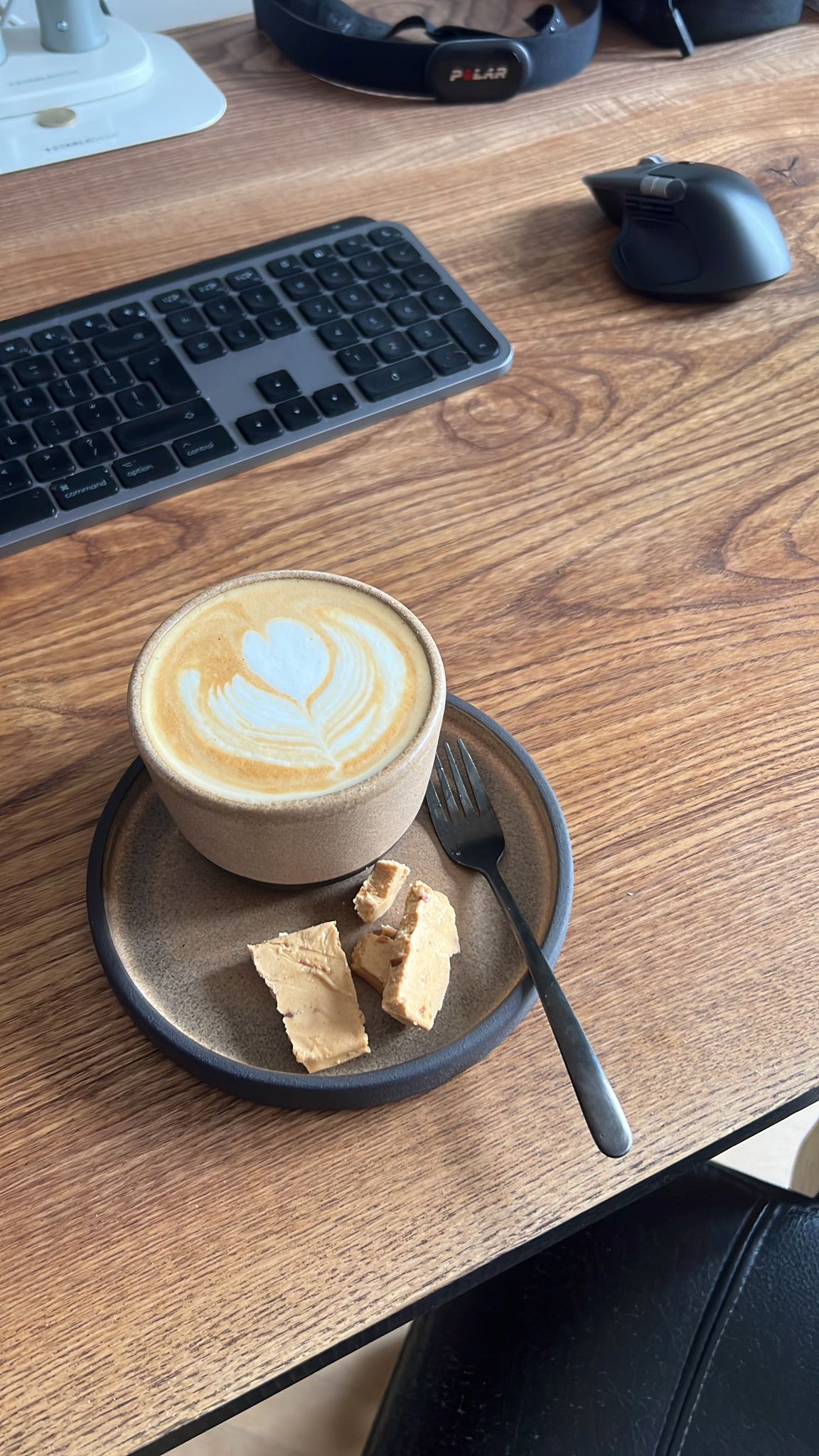 Handcrafted latte art